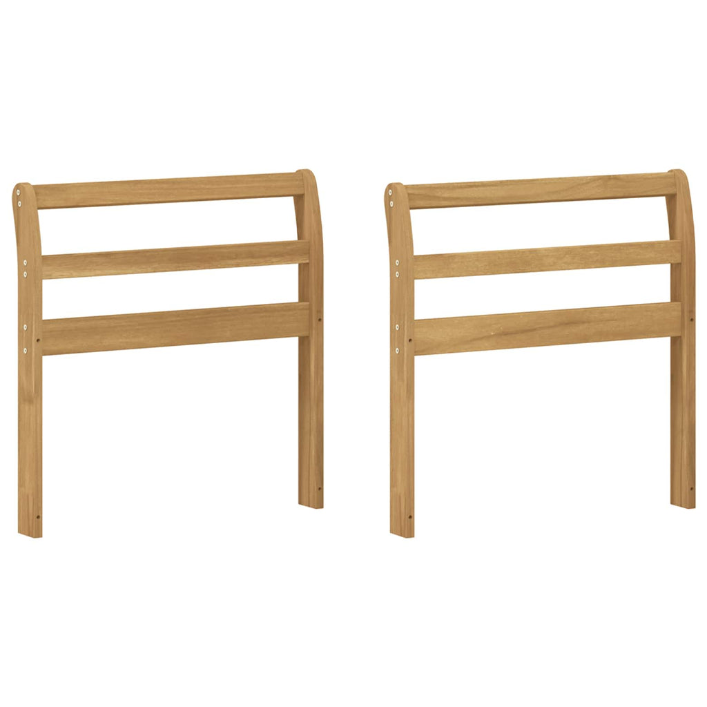vidaXL Moduł podłokietników 2 pcs Biały 58,5 x 8,5 x 60 cm