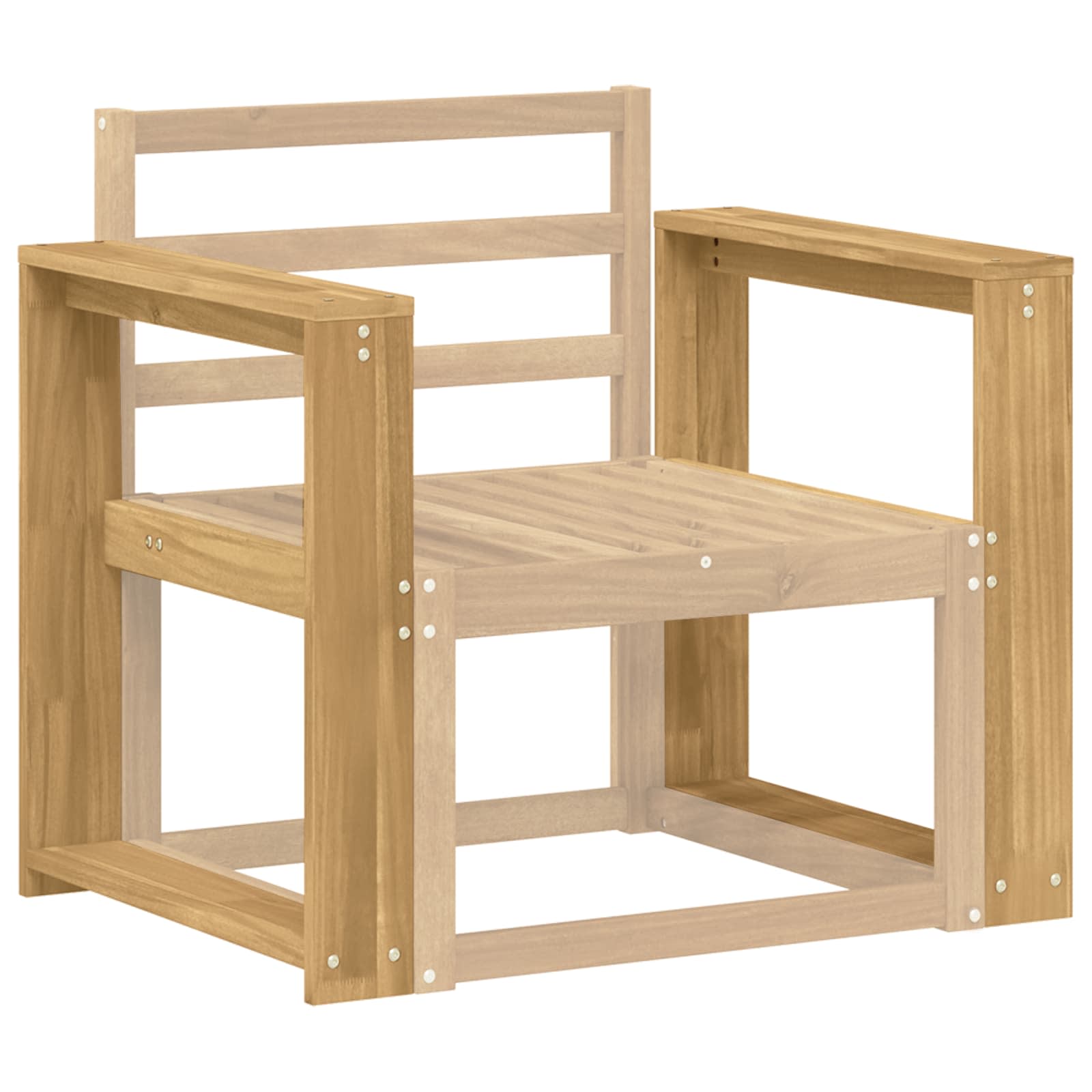 vidaXL Moduł podłokietników 2 pcs Biały 58,5 x 10 x 61 cm