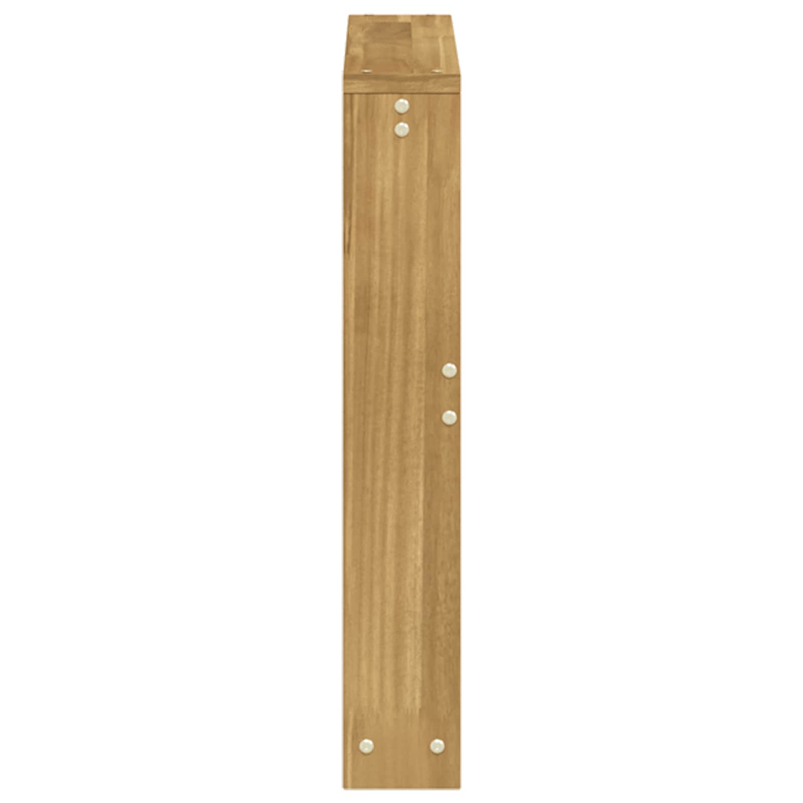 vidaXL Moduł podłokietników 2 pcs Biały 58,5 x 10 x 61 cm