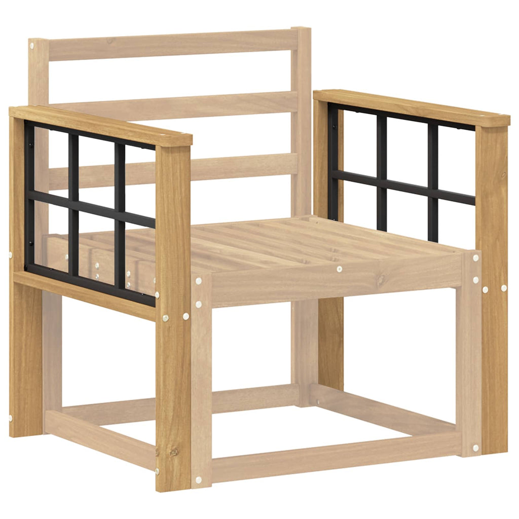 vidaXL Moduł podłokietników 2 pcs Biały 60 x 6 x 61 cm