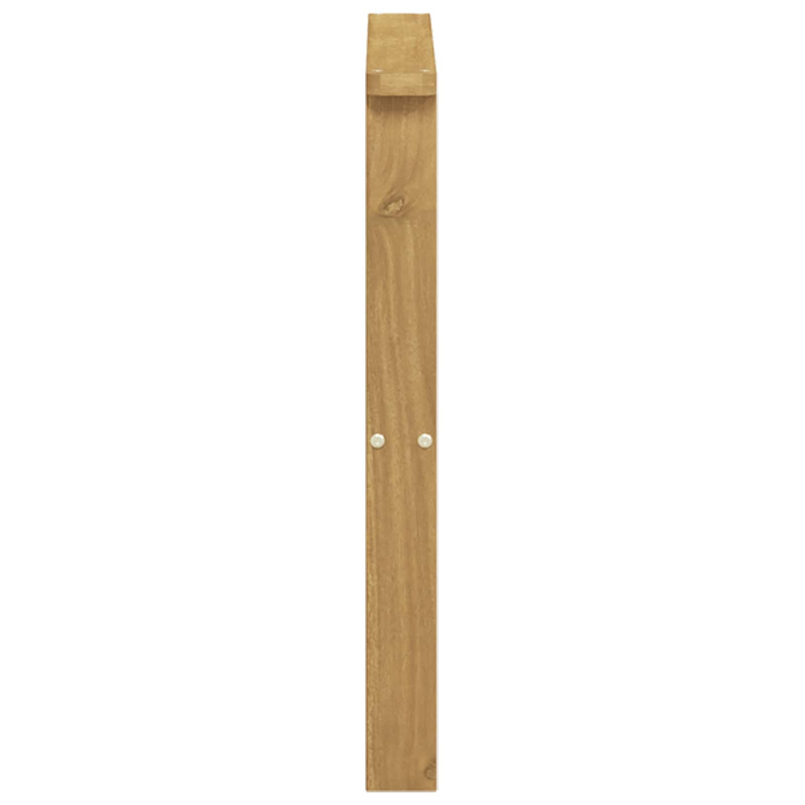 vidaXL Moduł podłokietników 2 pcs Biały 60 x 6 x 61 cm