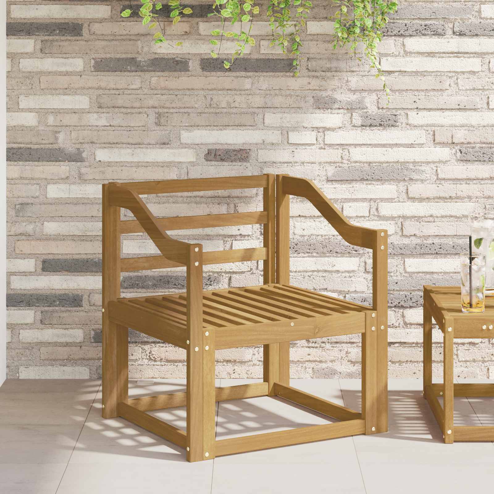 vidaXL Moduł podłokietników 2 pcs Biały 59 x 4 x 73 cm
