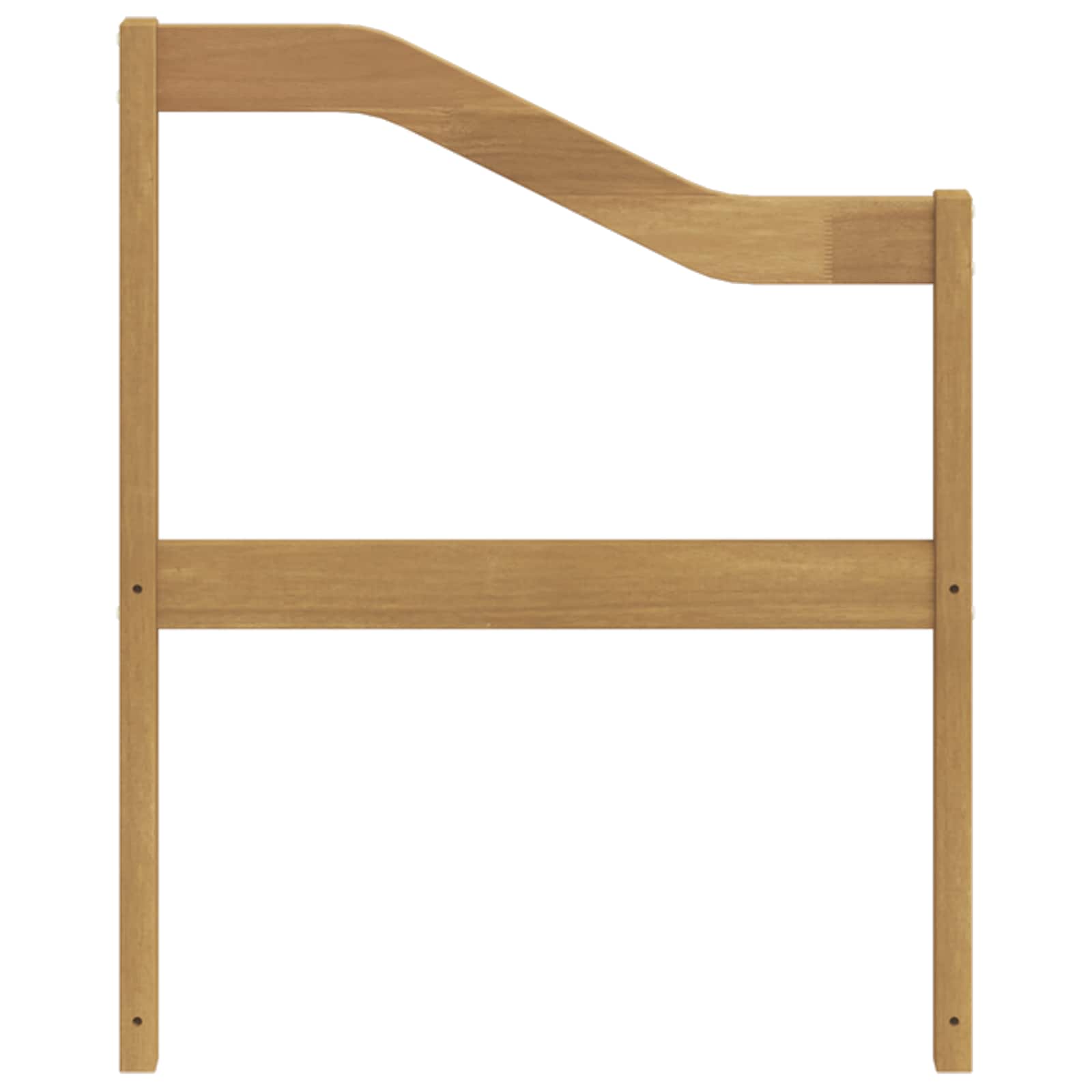 vidaXL Moduł podłokietników 2 pcs Biały 59 x 4 x 73 cm