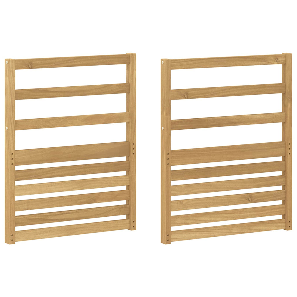 vidaXL Moduł podłokietników 2 pcs Biały 59 x 4 x 73 cm