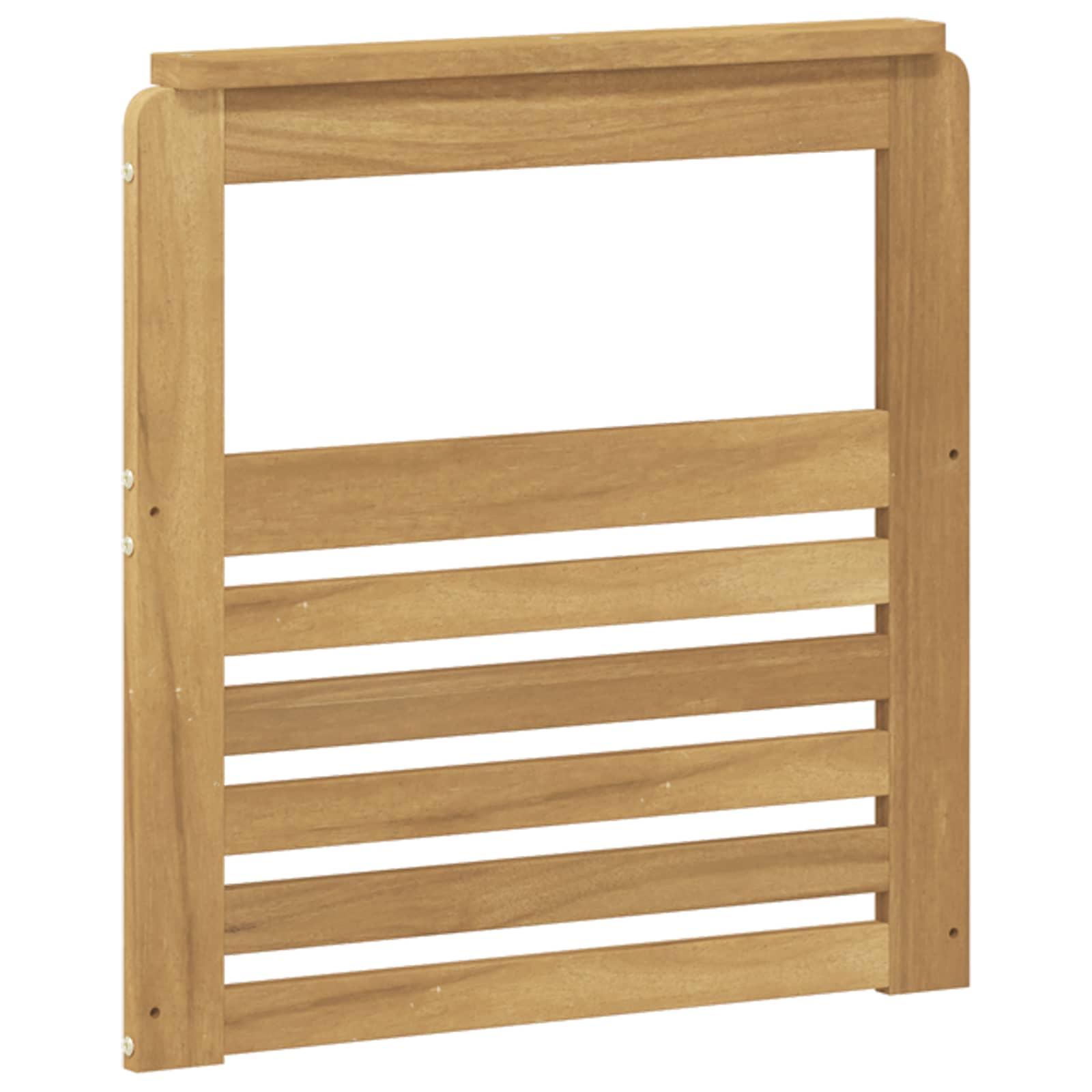 vidaXL Moduł podłokietników 2 pcs Biały 59 x 6 x 61 cm