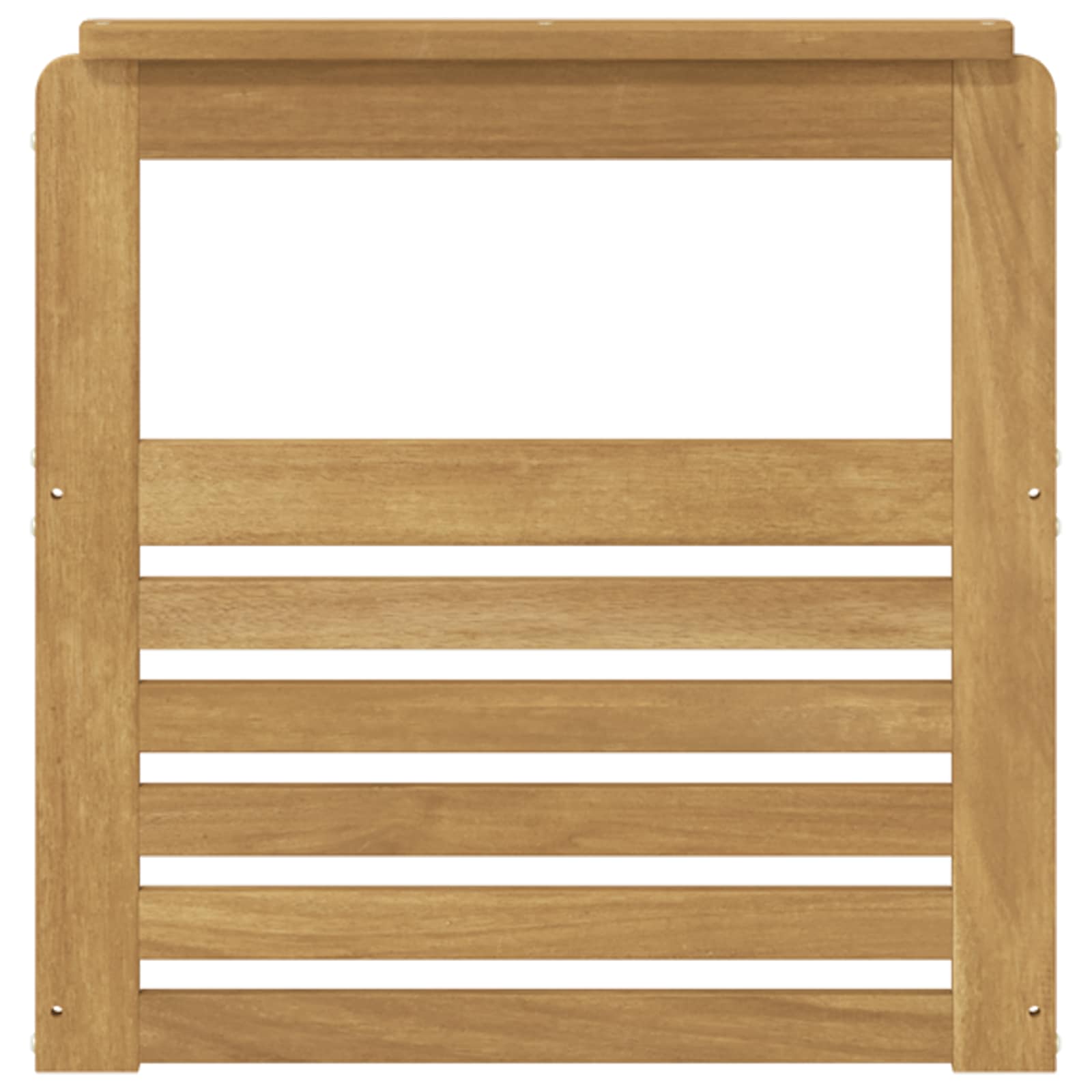 vidaXL Moduł podłokietników 2 pcs Biały 59 x 6 x 61 cm