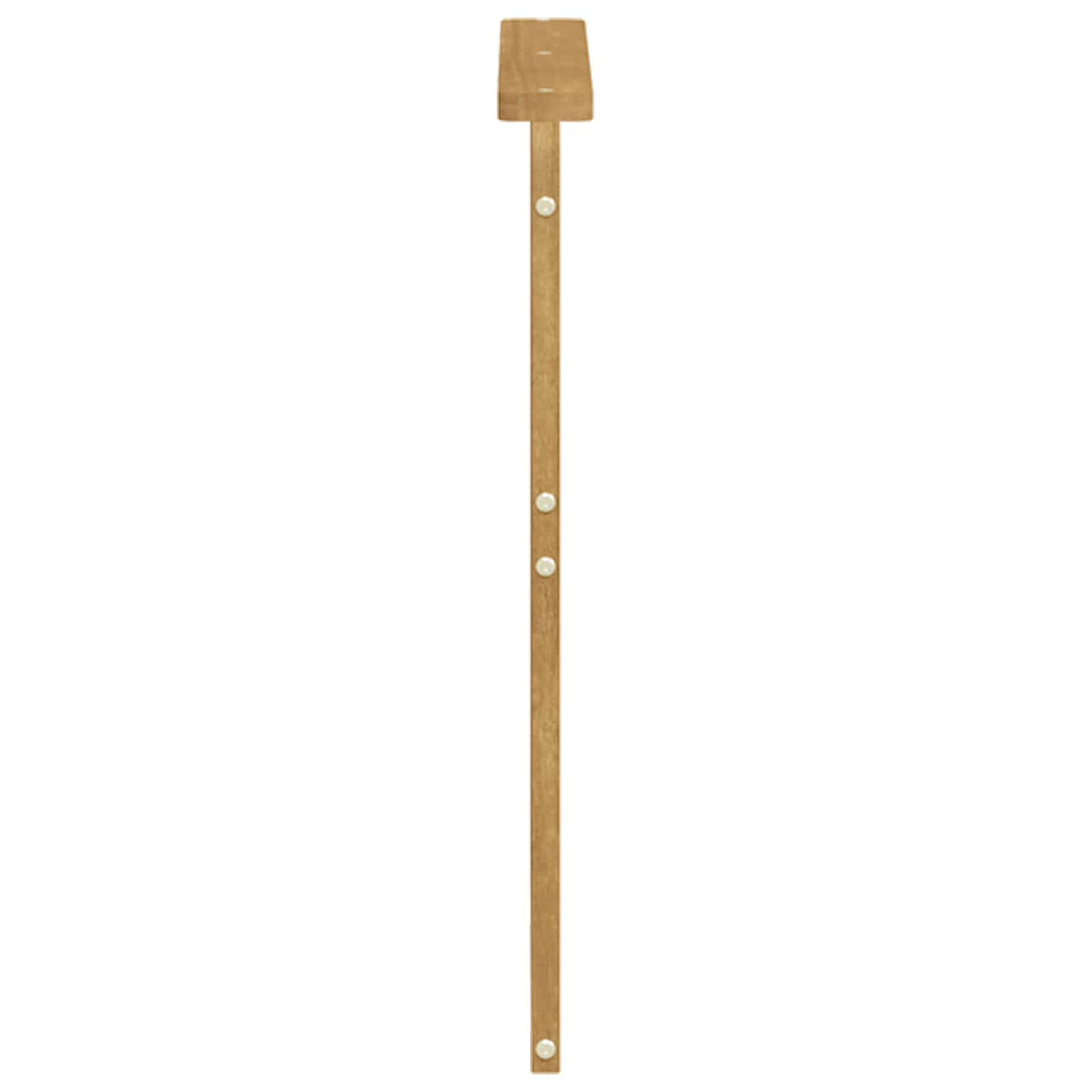 vidaXL Moduł podłokietników 2 pcs Biały 59 x 6 x 61 cm