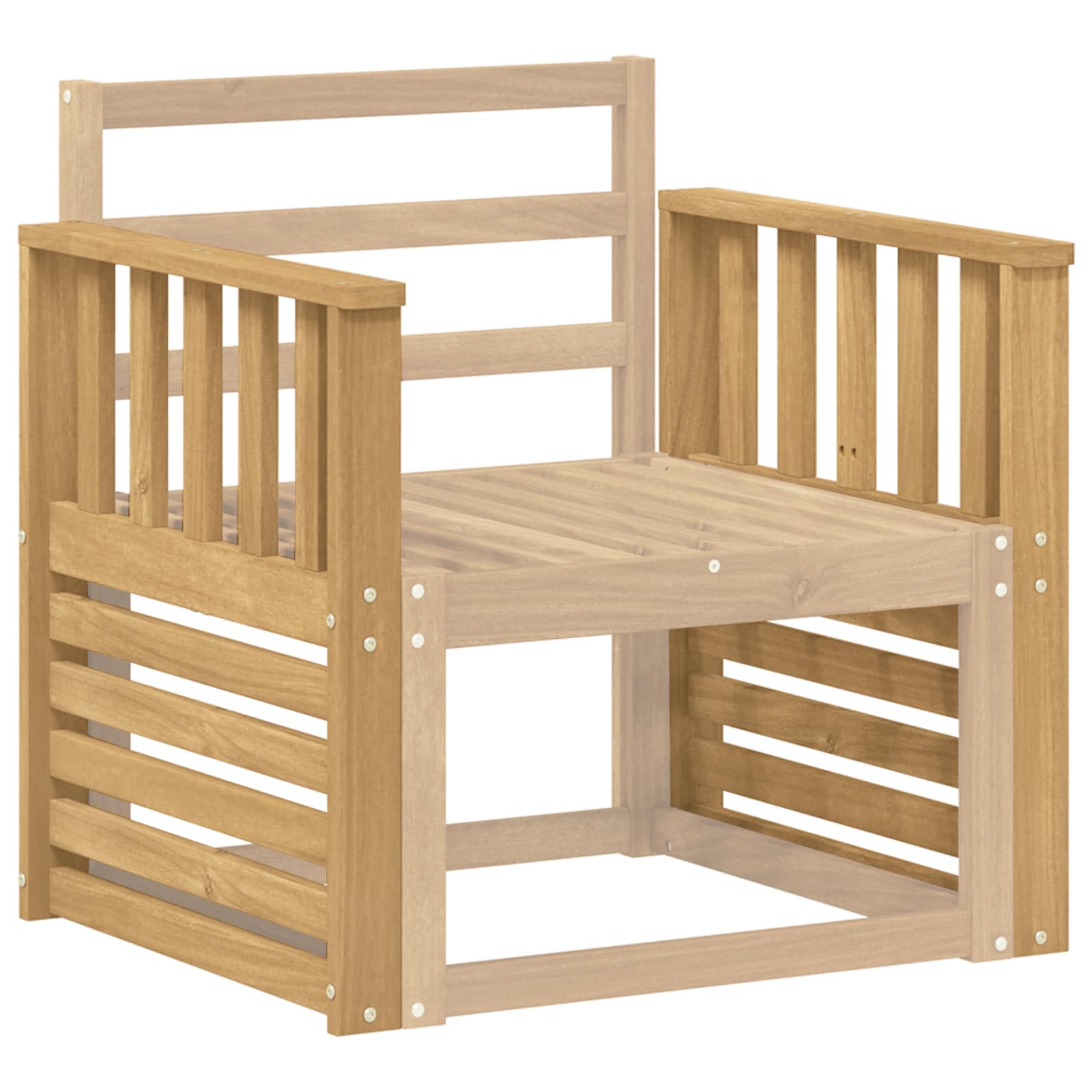 vidaXL Moduł podłokietników 2 pcs Biały 60 x 6 x 61 cm