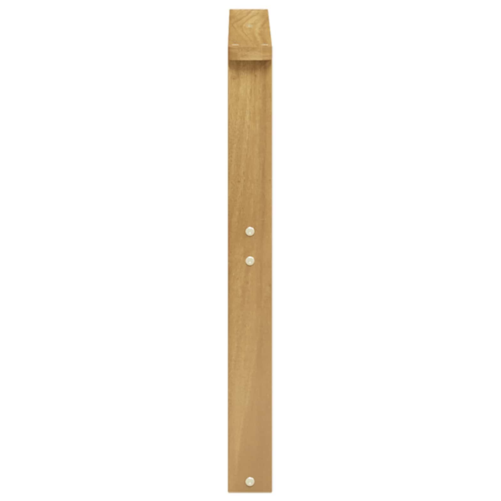 vidaXL Moduł podłokietników 2 pcs Biały 60 x 6 x 61 cm