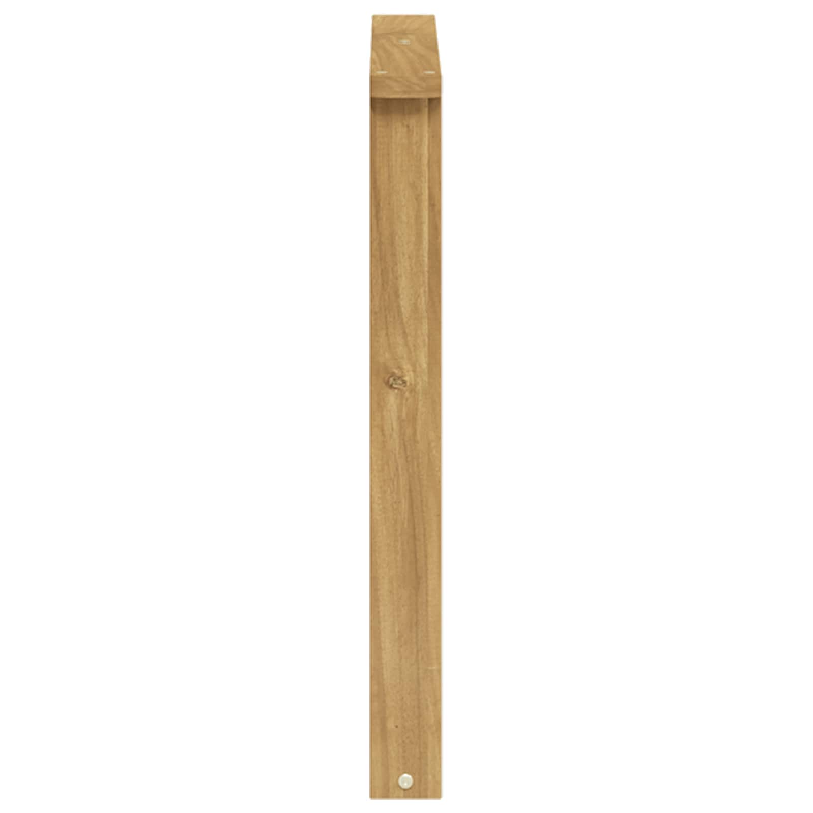 vidaXL Moduł podłokietników 2 pcs Biały 60 x 6 x 61 cm