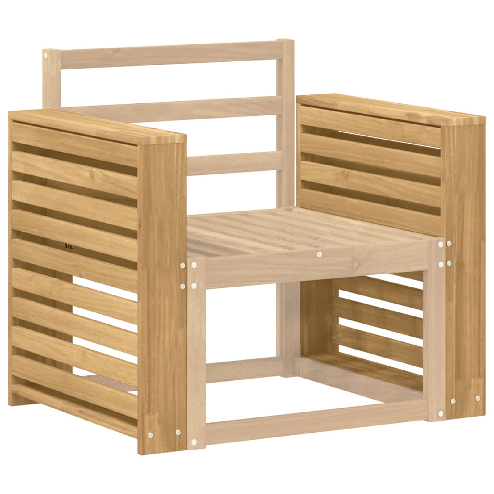 vidaXL Moduł podłokietników 2 pcs Biały 58,5 x 10 x 61 cm