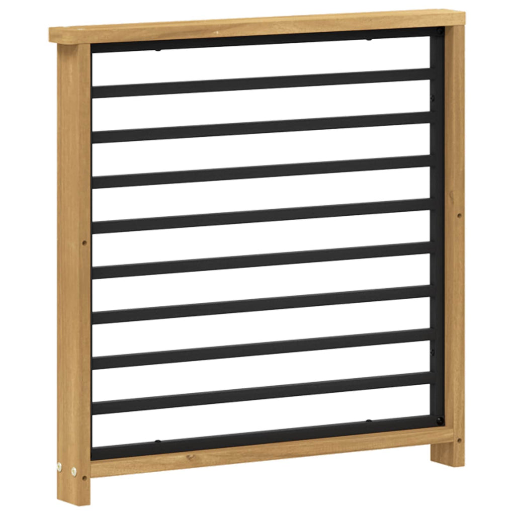 vidaXL Moduł podłokietników 2 pcs Biały 60 x 6 x 61 cm