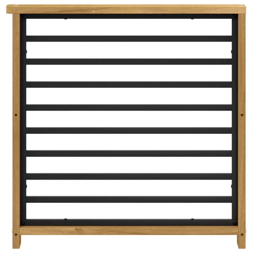 vidaXL Moduł podłokietników 2 pcs Biały 60 x 6 x 61 cm