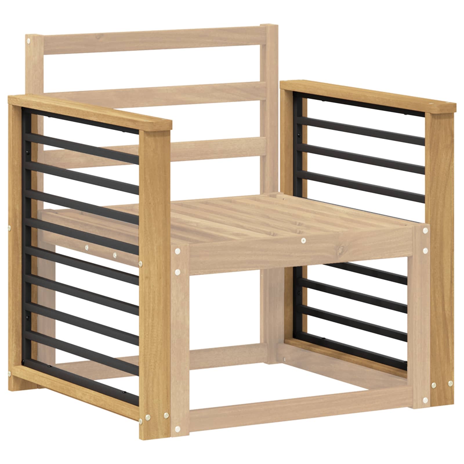 vidaXL Moduł podłokietników 2 pcs Biały 60 x 6 x 61 cm