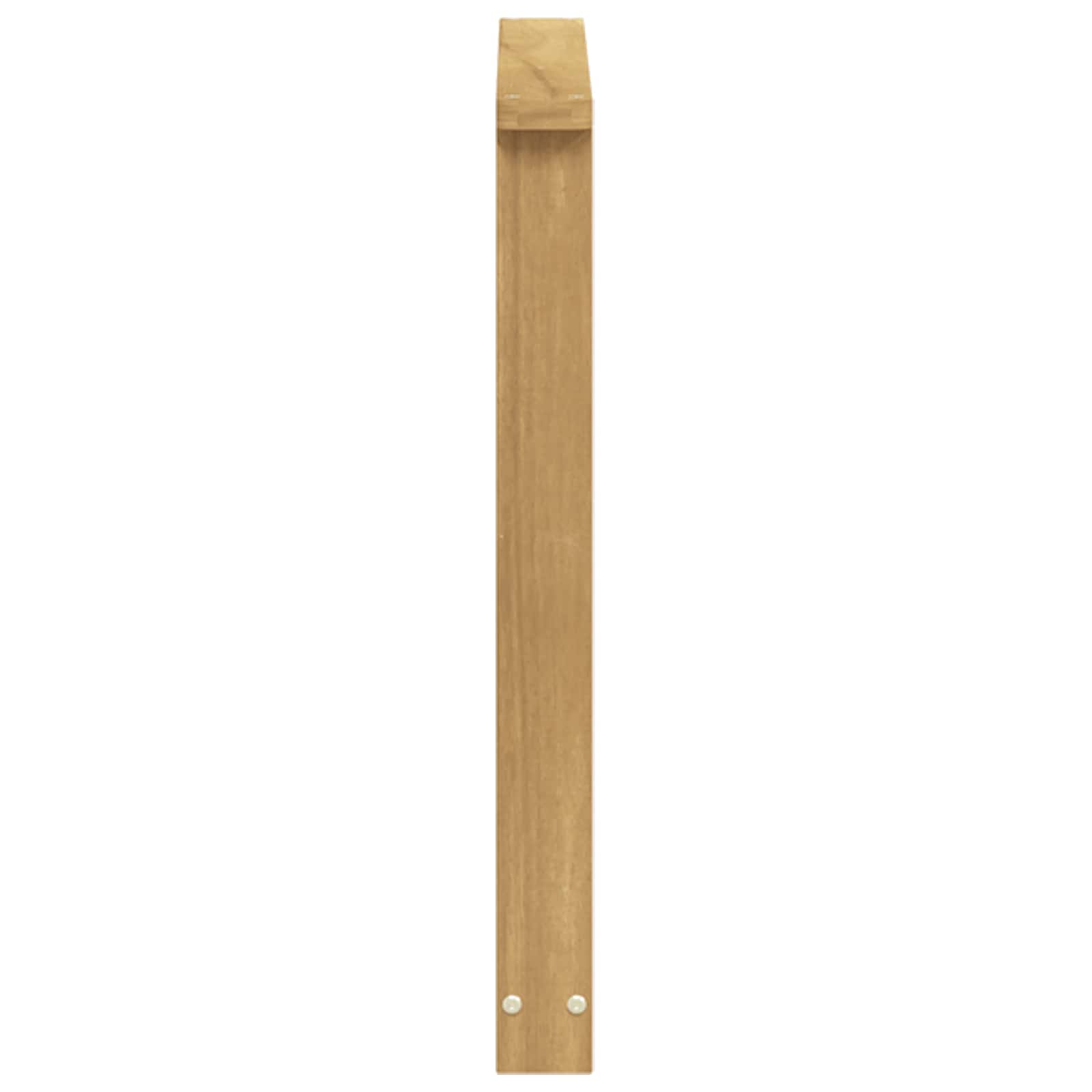 vidaXL Moduł podłokietników 2 pcs Biały 60 x 6 x 61 cm