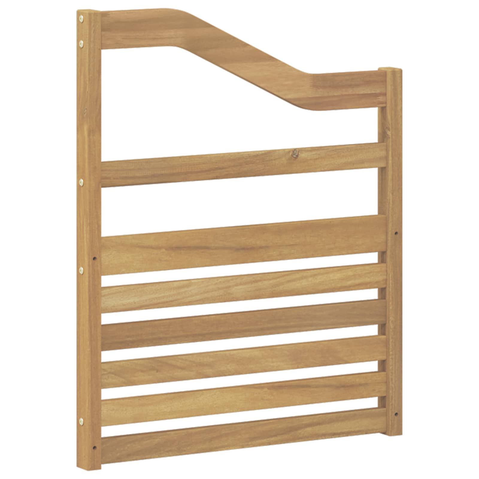 vidaXL Moduł podłokietników 2 pcs Biały 59 x 4 x 73 cm