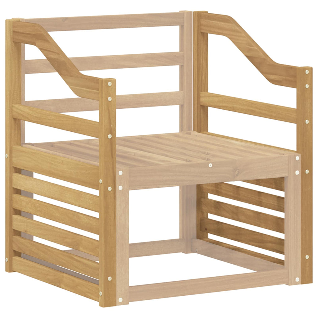 vidaXL Moduł podłokietników 2 pcs Biały 59 x 4 x 73 cm