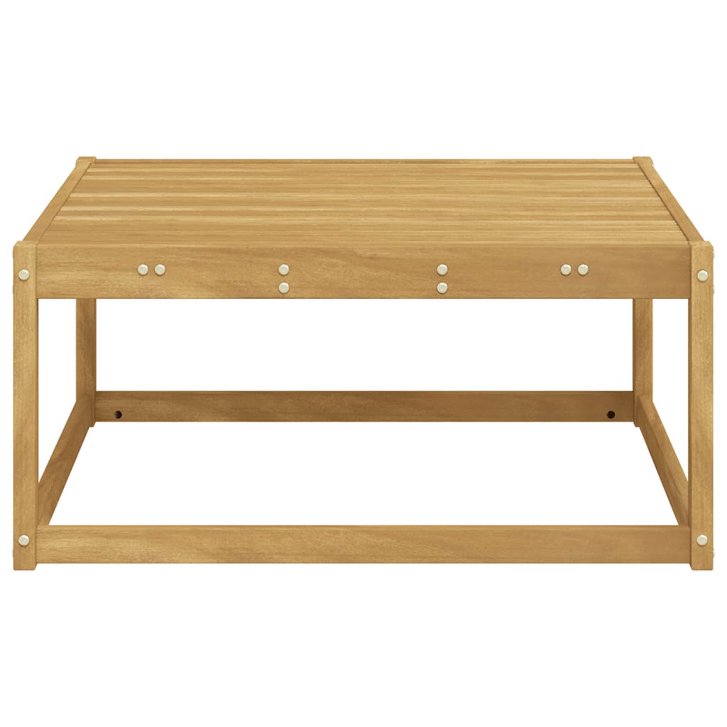 vidaXL Pufa na zewnątrz Lite Drewno Akacji Biały 79 x 79 x 37 cm