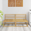 vidaXL Środkowa sofa ogrodowa Biały 158 x 83 x 73 cm