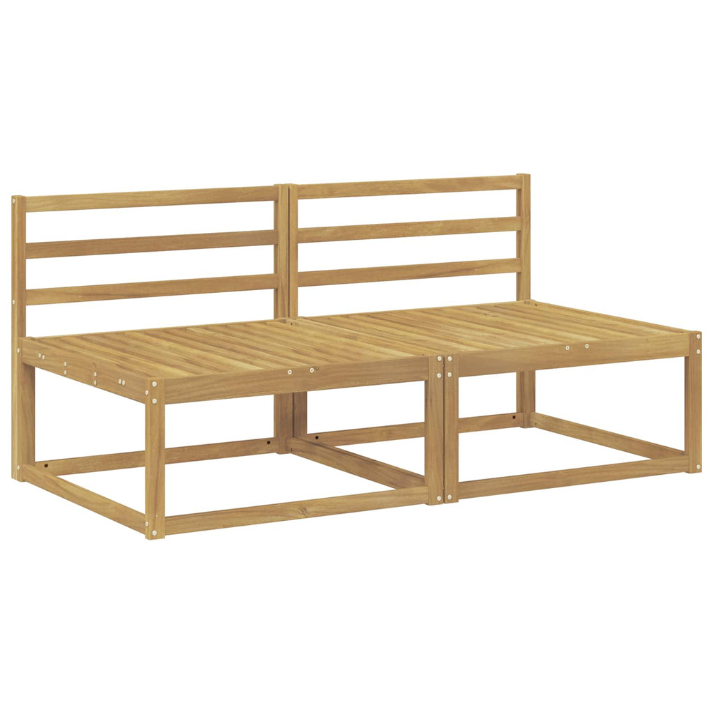 vidaXL Środkowa sofa ogrodowa Biały 158 x 83 x 73 cm