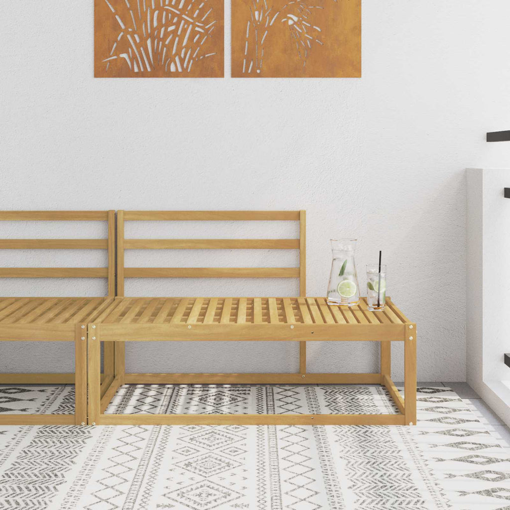 vidaXL Sofa końcowa na zewnątrz Biały 115 x 83 x 73 cm
