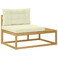 vidaXL Sofa końcowa na zewnątrz Biały 115 x 83 x 73 cm Poliester