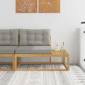 vidaXL Sofa końcowa na zewnątrz Biały 115 x 83 x 73 cm Poliester