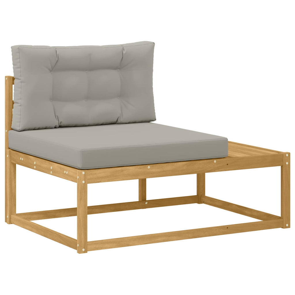 vidaXL Sofa końcowa na zewnątrz Biały 115 x 83 x 73 cm Poliester