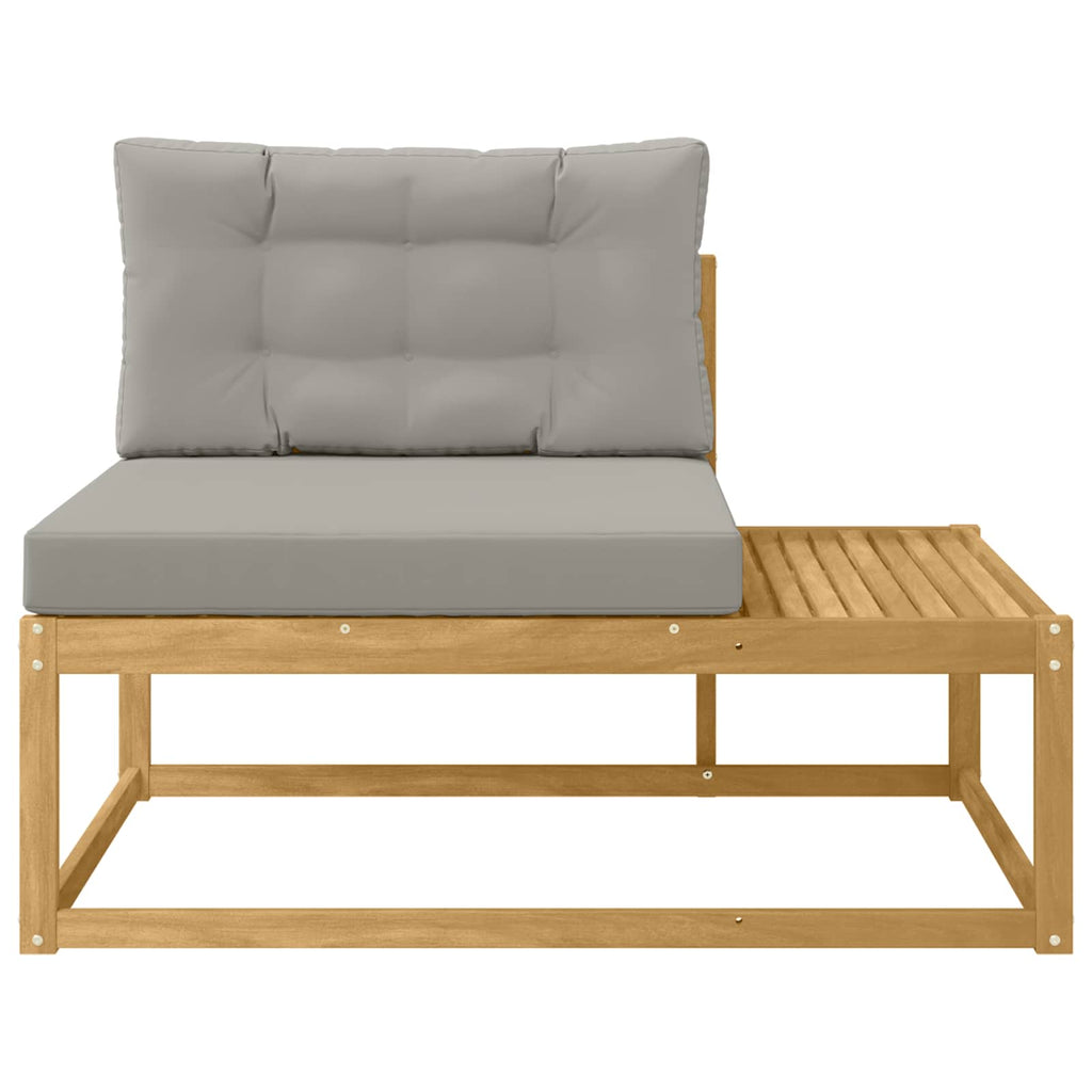 vidaXL Sofa końcowa na zewnątrz Biały 115 x 83 x 73 cm Poliester