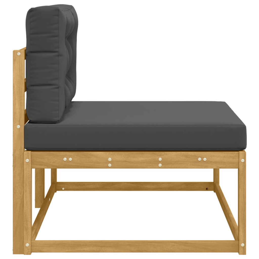 vidaXL Sofa końcowa na zewnątrz Biały 115 x 83 x 73 cm Poliester