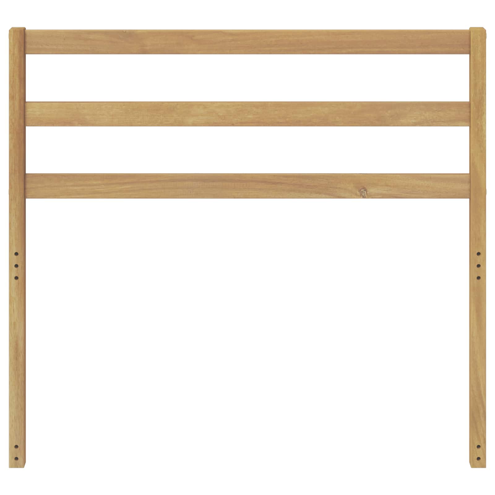 vidaXL Moduł Oparcia Biały 79 x 4 x 73 cm Lite Drewno Akacji
