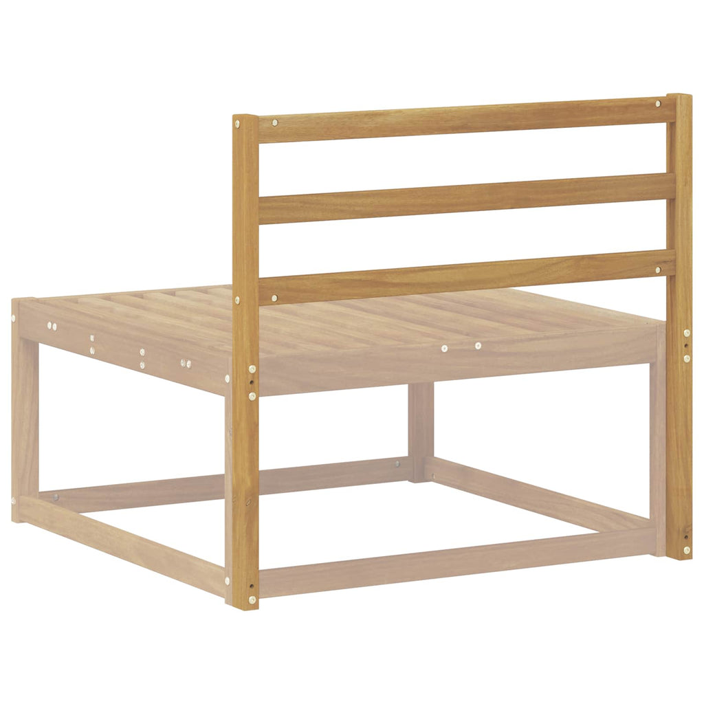 vidaXL Moduł Oparcia Biały 79 x 4 x 73 cm Lite Drewno Akacji