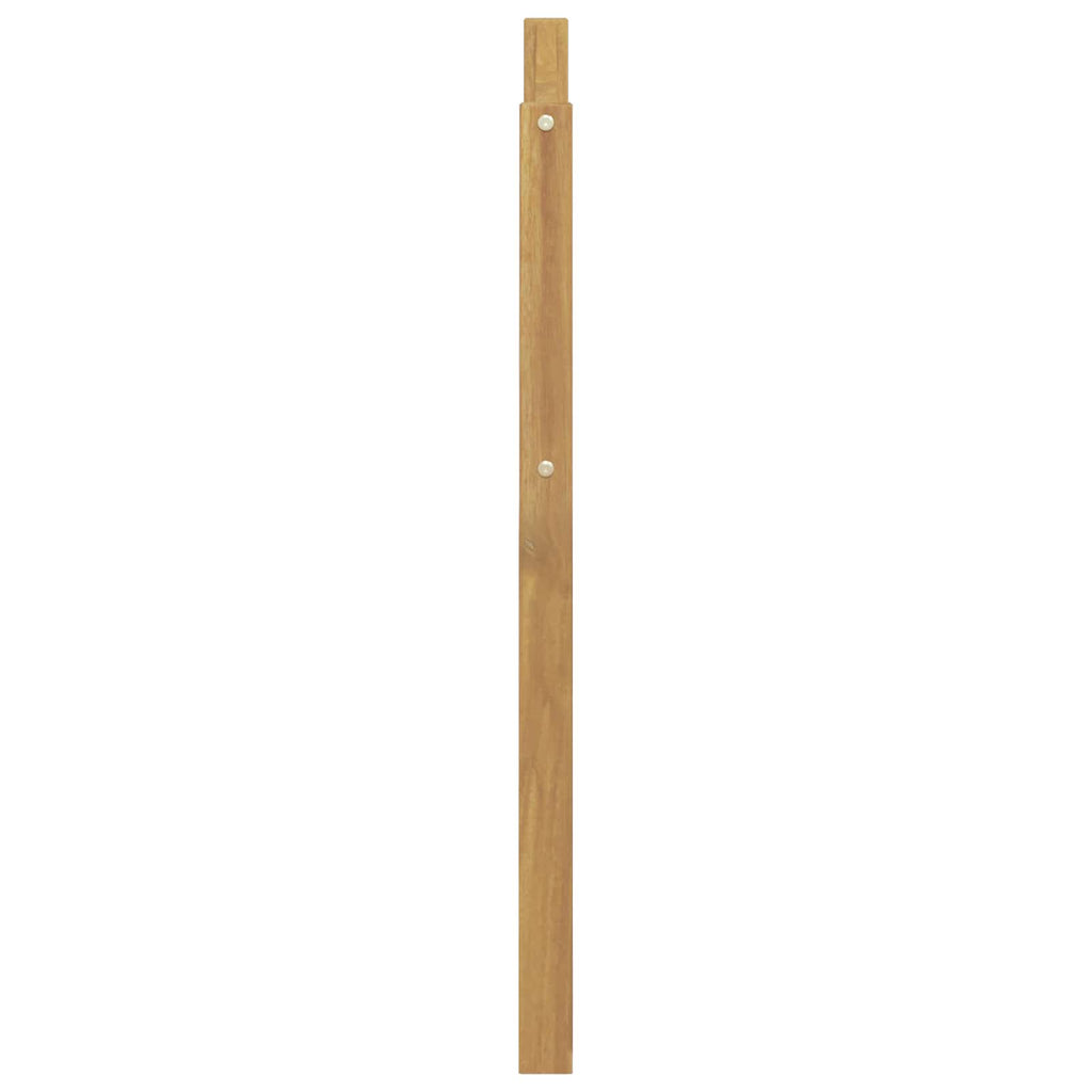 vidaXL Moduł Oparcia Biały 79 x 4 x 73 cm Lite Drewno Akacji