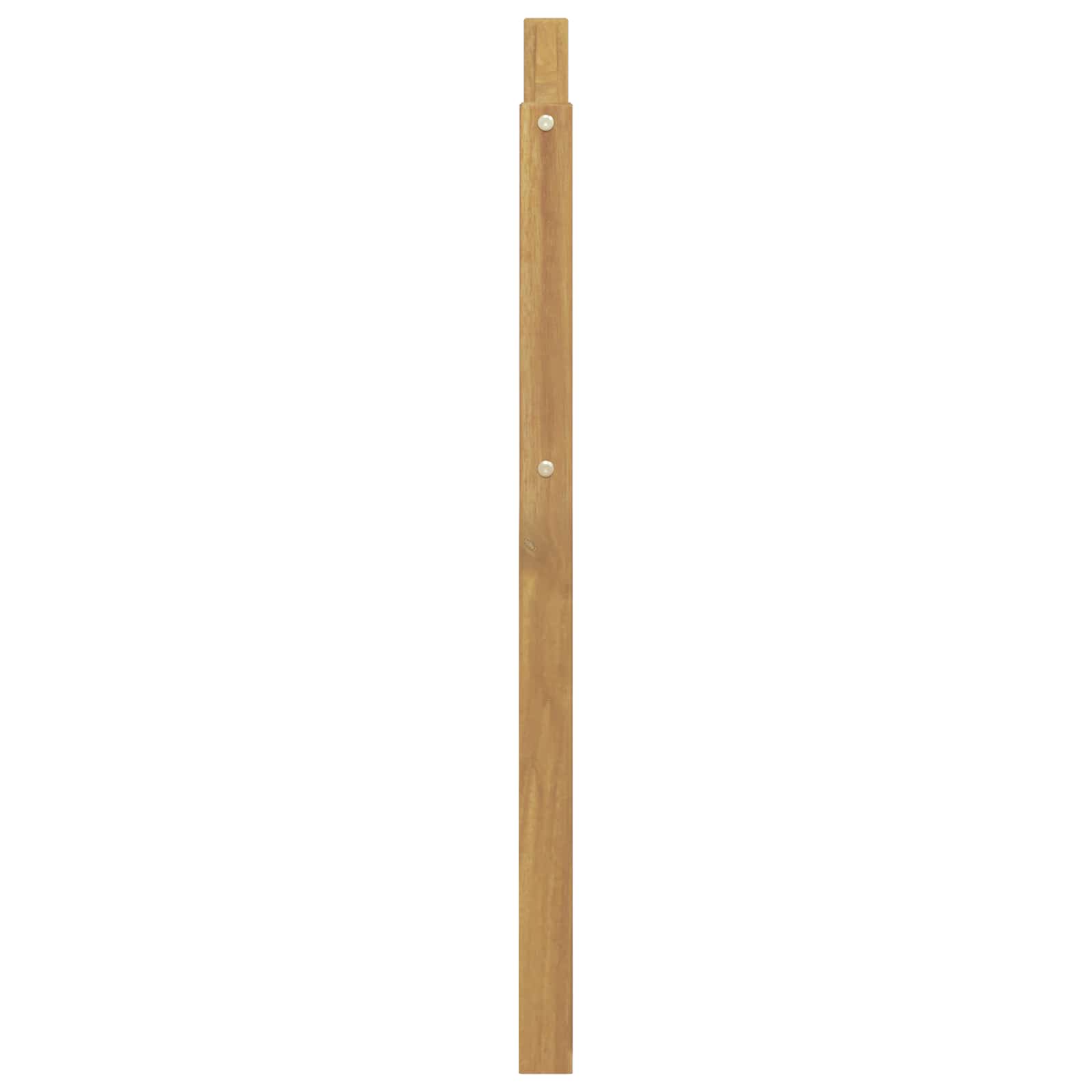 vidaXL Moduł Oparcia Biały 79 x 4 x 73 cm Lite Drewno Akacji