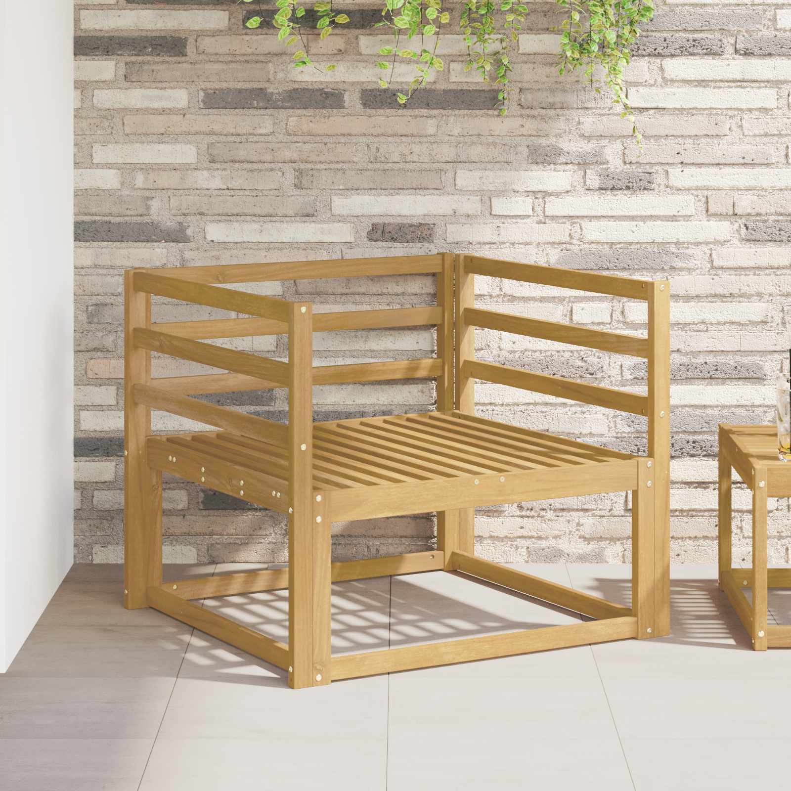 vidaXL Moduł podłokietników 2 pcs Biały 79 x 4 x 73 cm