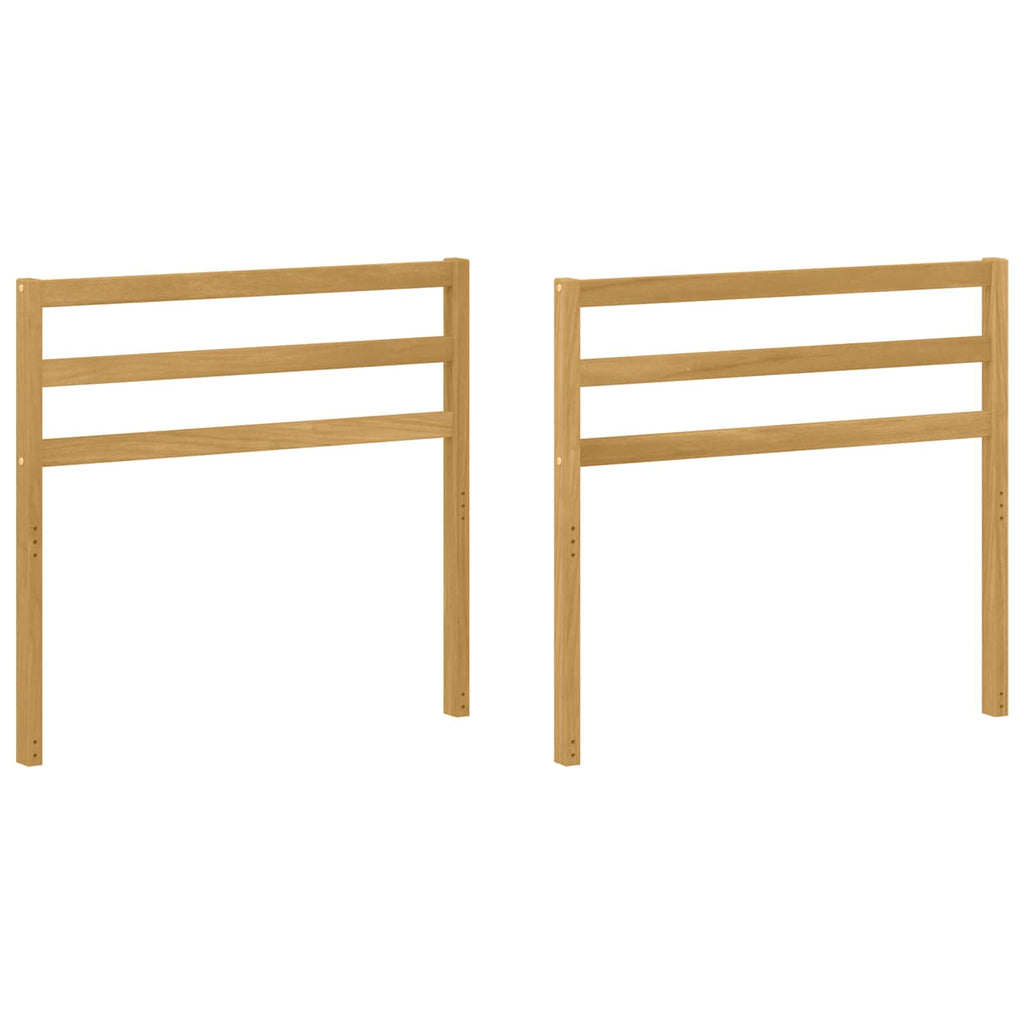 vidaXL Moduł podłokietników 2 pcs Biały 79 x 4 x 73 cm
