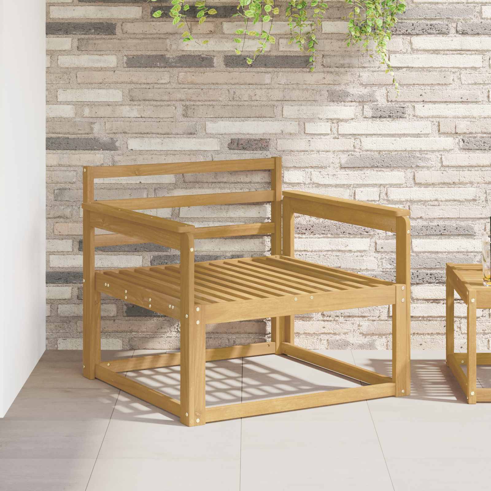 vidaXL Moduł podłokietników 2 pcs Biały 79 x 6 x 61 cm
