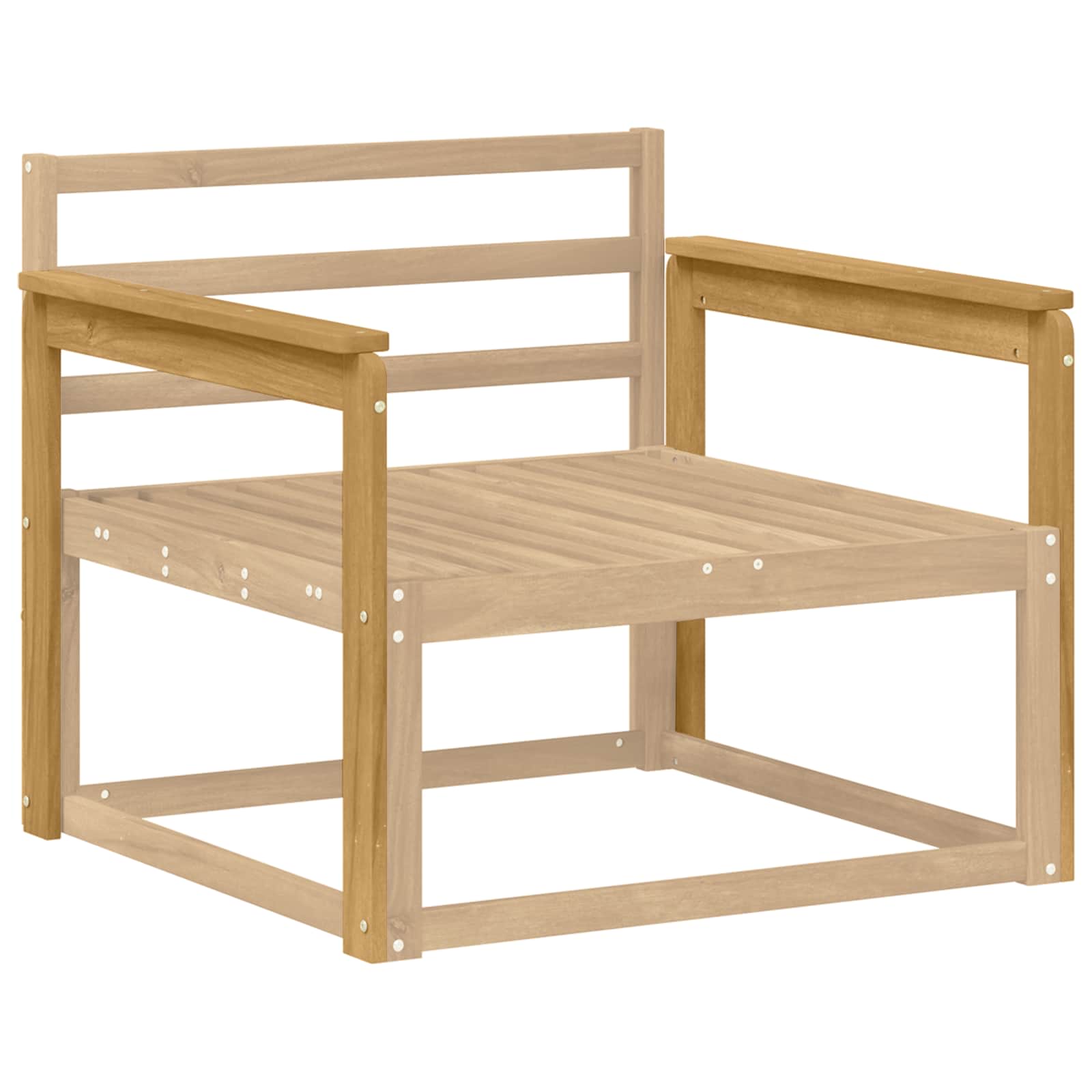 vidaXL Moduł podłokietników 2 pcs Biały 79 x 6 x 61 cm
