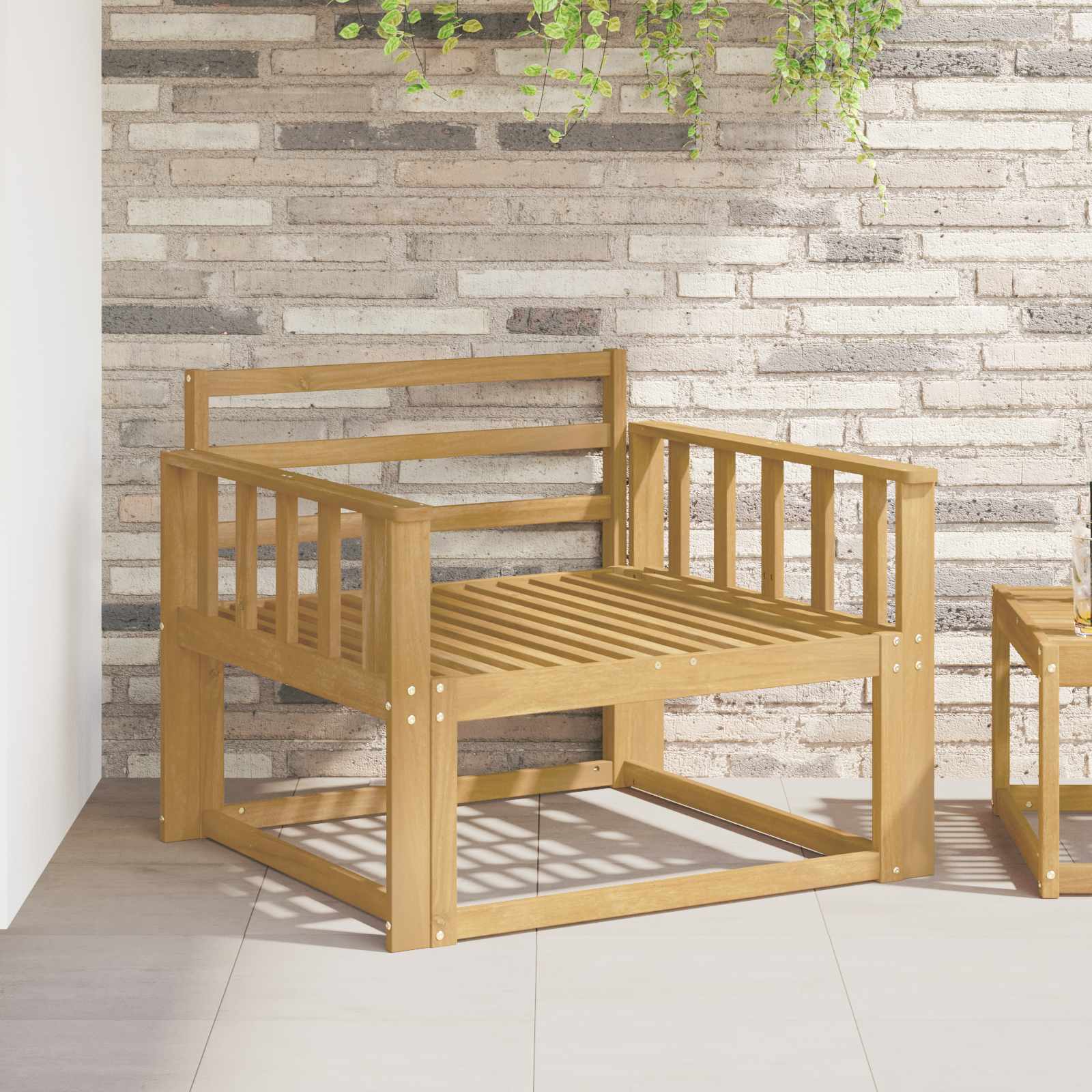 vidaXL Moduł podłokietników 2 pcs Biały 80 x 6 x 61 cm