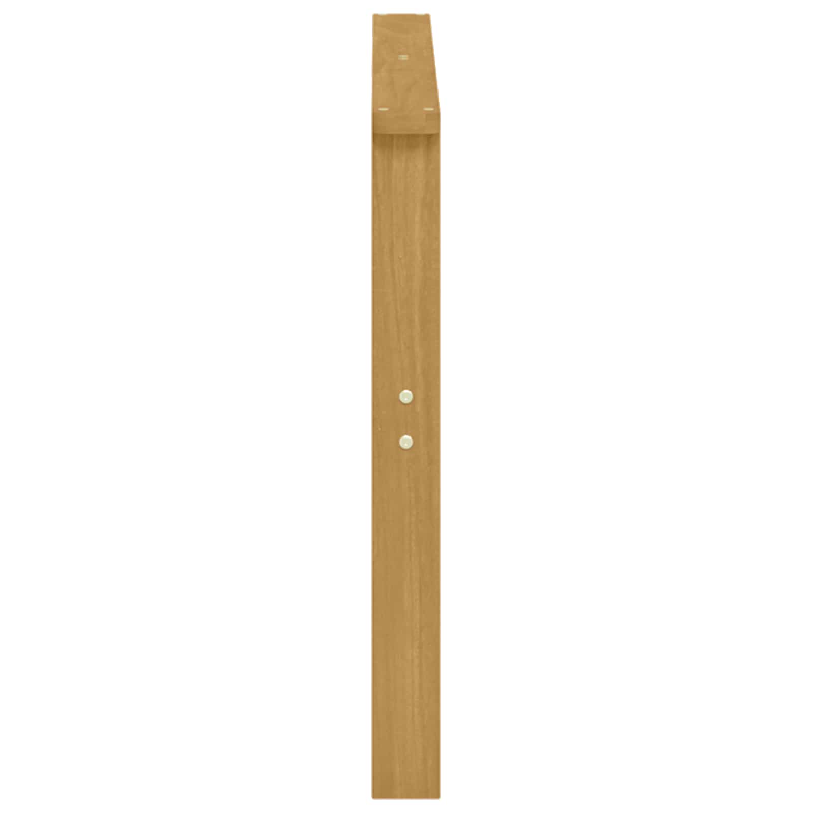 vidaXL Moduł podłokietników 2 pcs Biały 80 x 6 x 61 cm