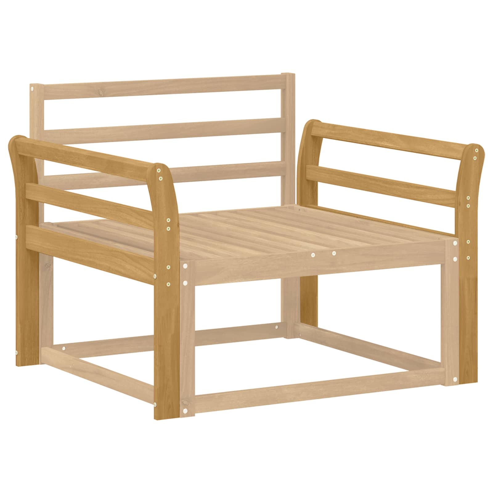 vidaXL Moduł podłokietników 2 pcs Biały 78,5 x 8,5 x 60 cm
