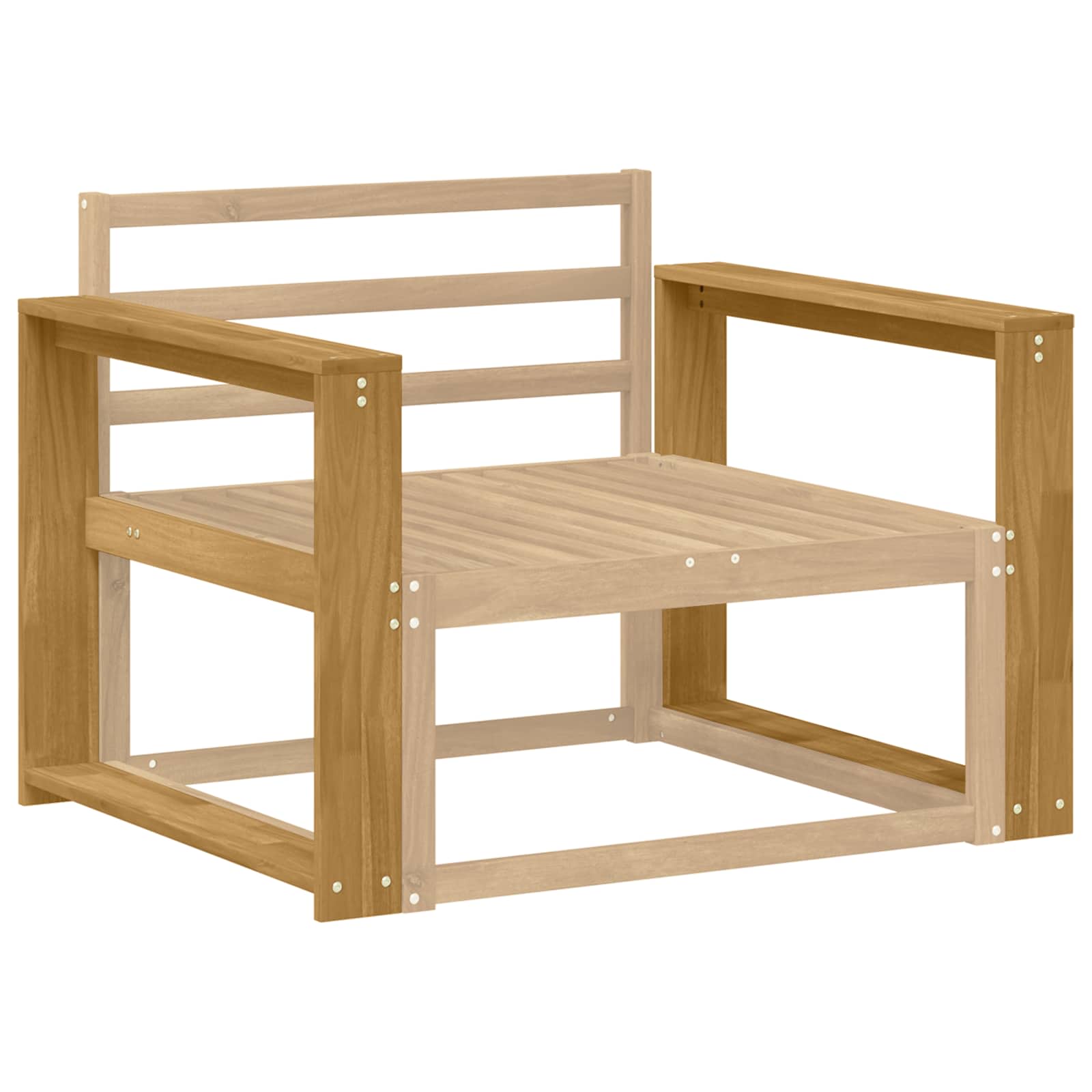 vidaXL Moduł podłokietników 2 pcs Biały 78,5 x 10 x 61 cm