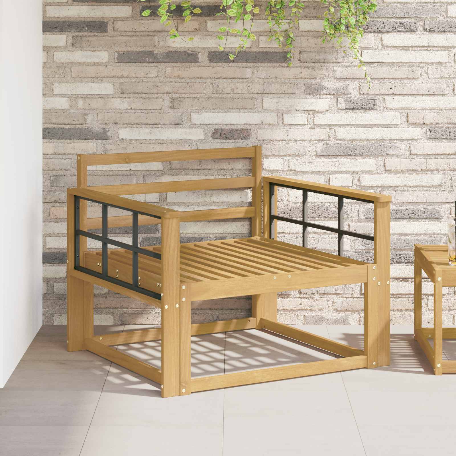 vidaXL Moduł podłokietników 2 pcs Biały 80 x 6 x 61 cm