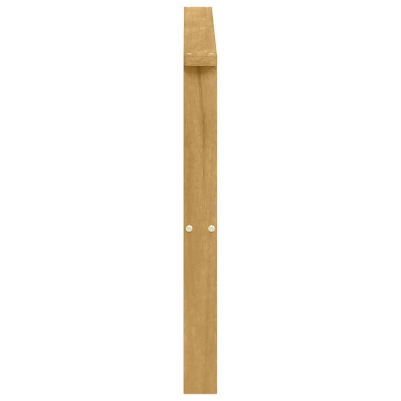 vidaXL Moduł podłokietników 2 pcs Biały 80 x 6 x 61 cm