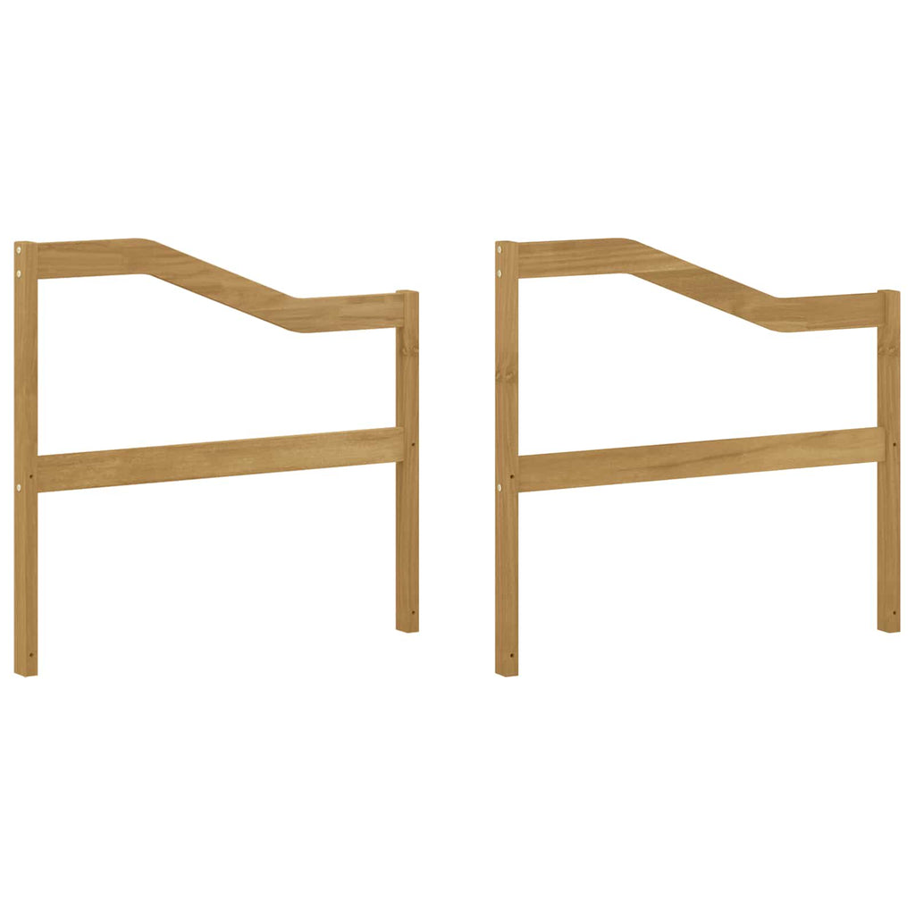 vidaXL Moduł podłokietników 2 pcs Biały 79 x 4 x 73 cm