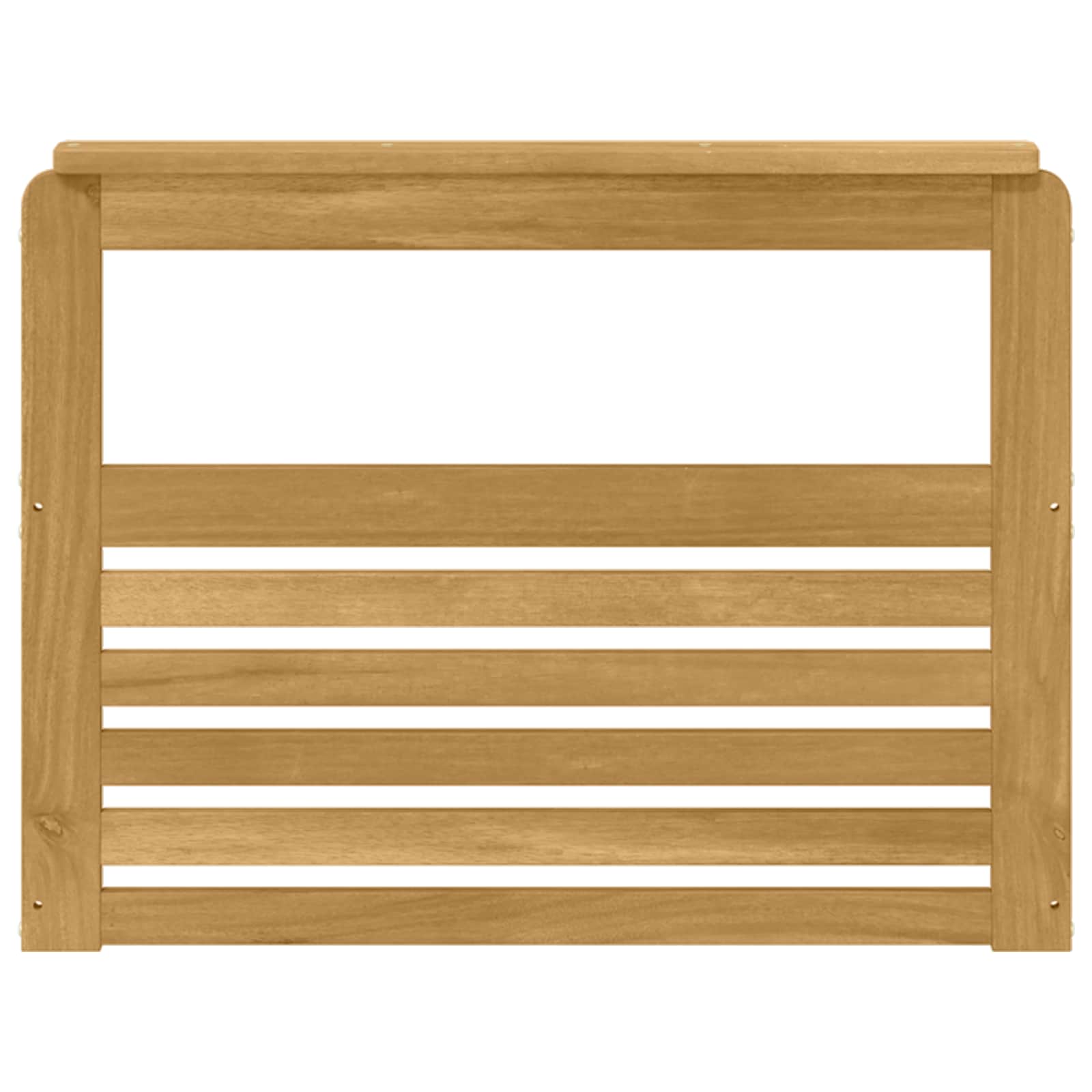 vidaXL Moduł podłokietników 2 pcs Biały 79 x 6 x 61 cm