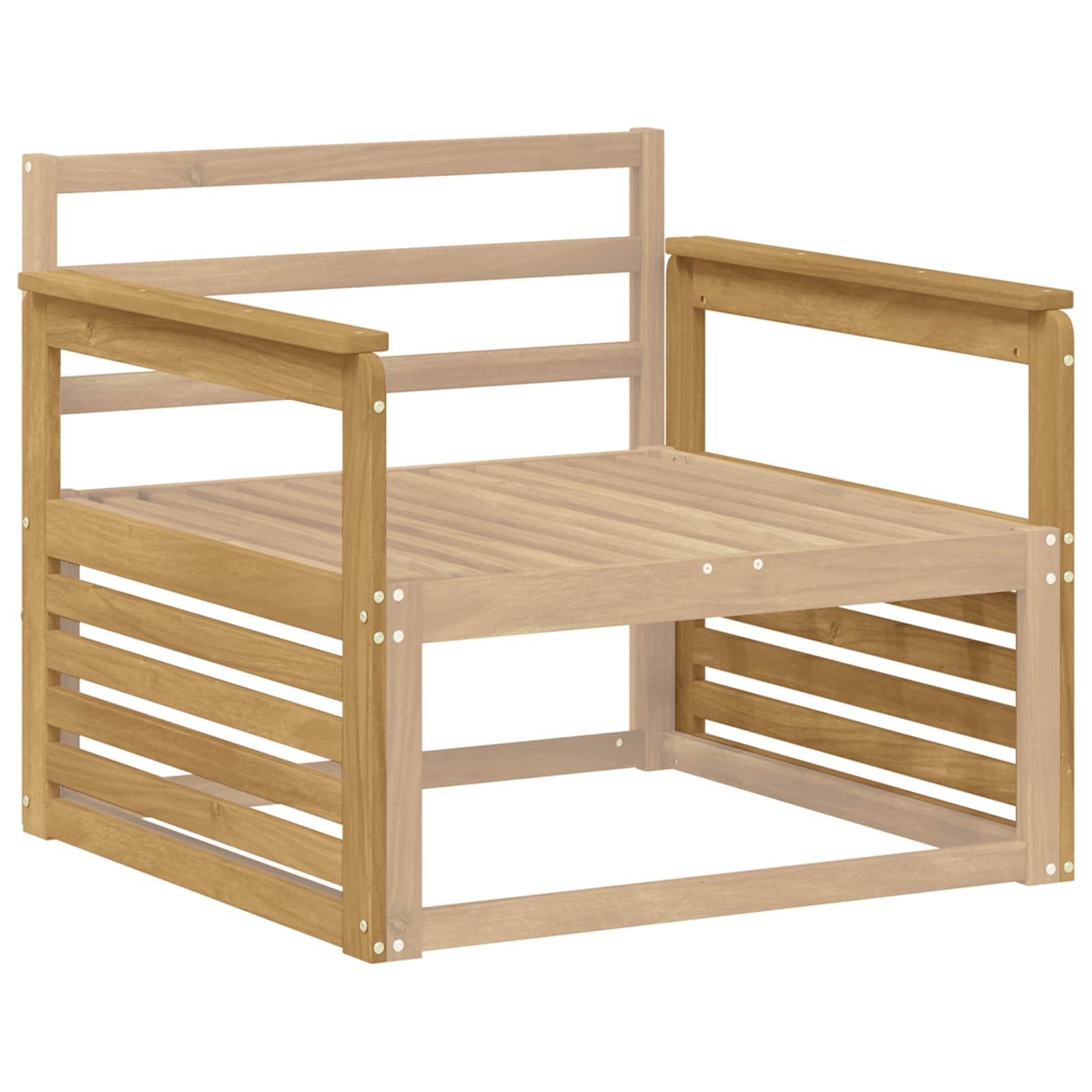vidaXL Moduł podłokietników 2 pcs Biały 79 x 6 x 61 cm