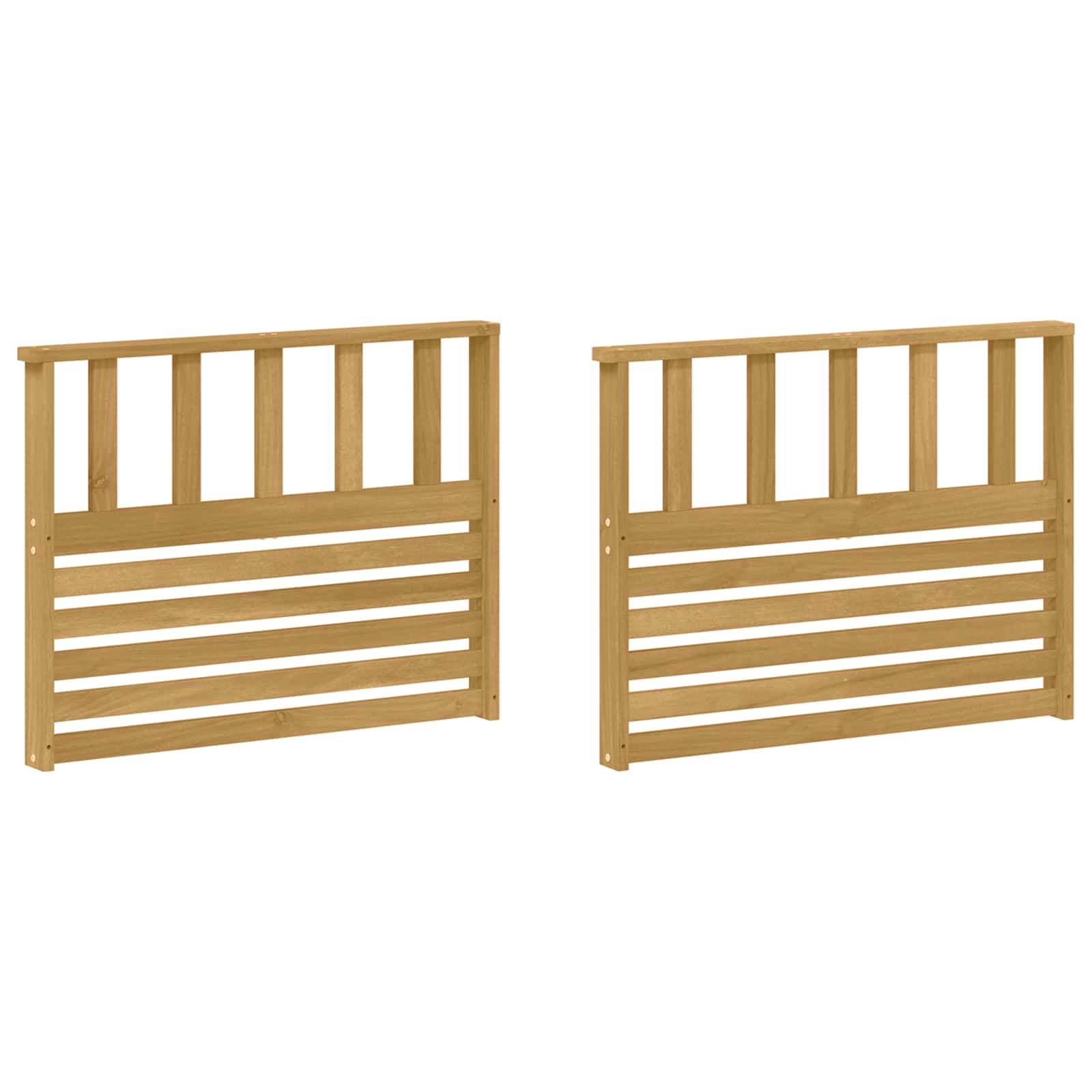 vidaXL Moduł podłokietników 2 pcs Biały 80 x 6 x 61 cm