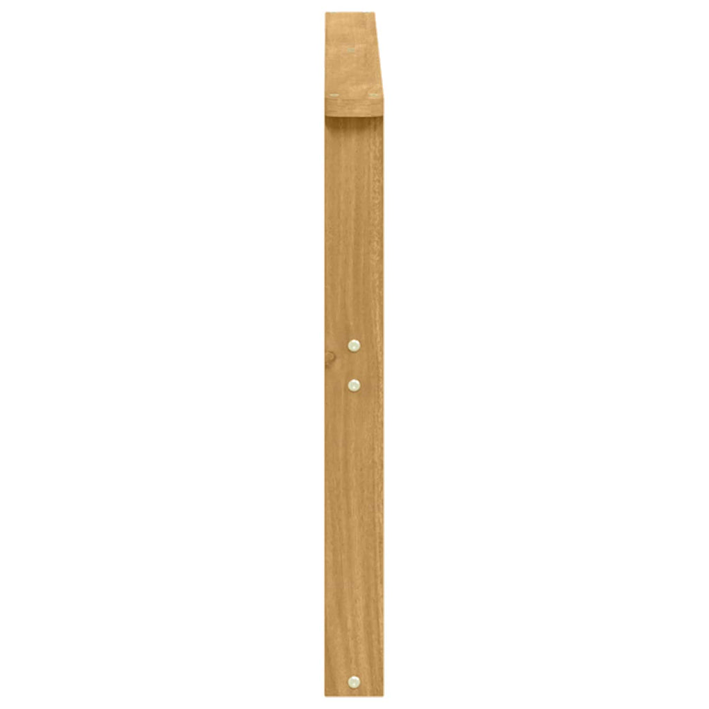 vidaXL Moduł podłokietników 2 pcs Biały 80 x 6 x 61 cm