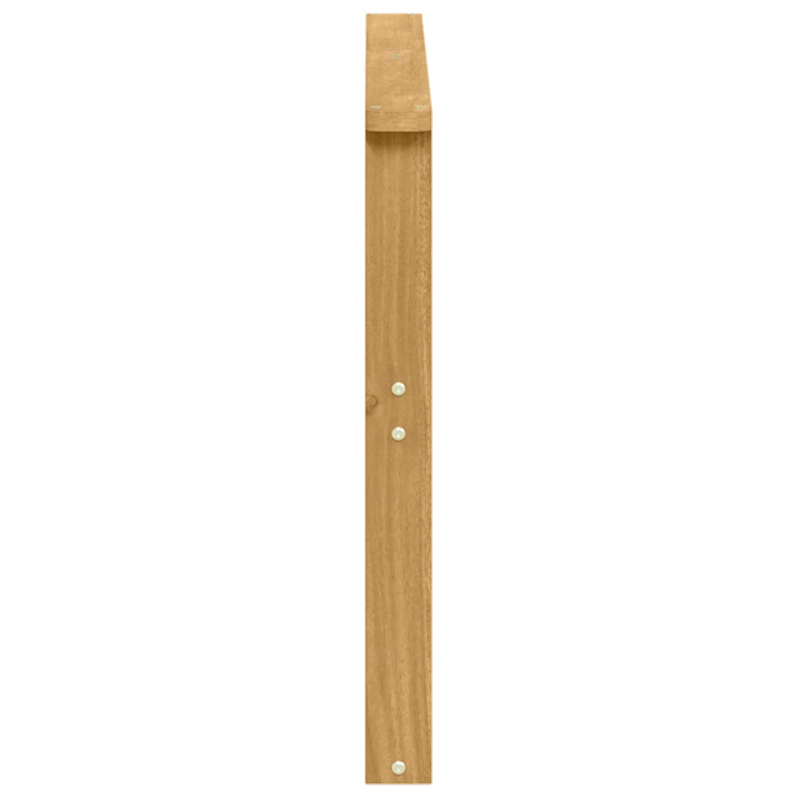 vidaXL Moduł podłokietników 2 pcs Biały 80 x 6 x 61 cm
